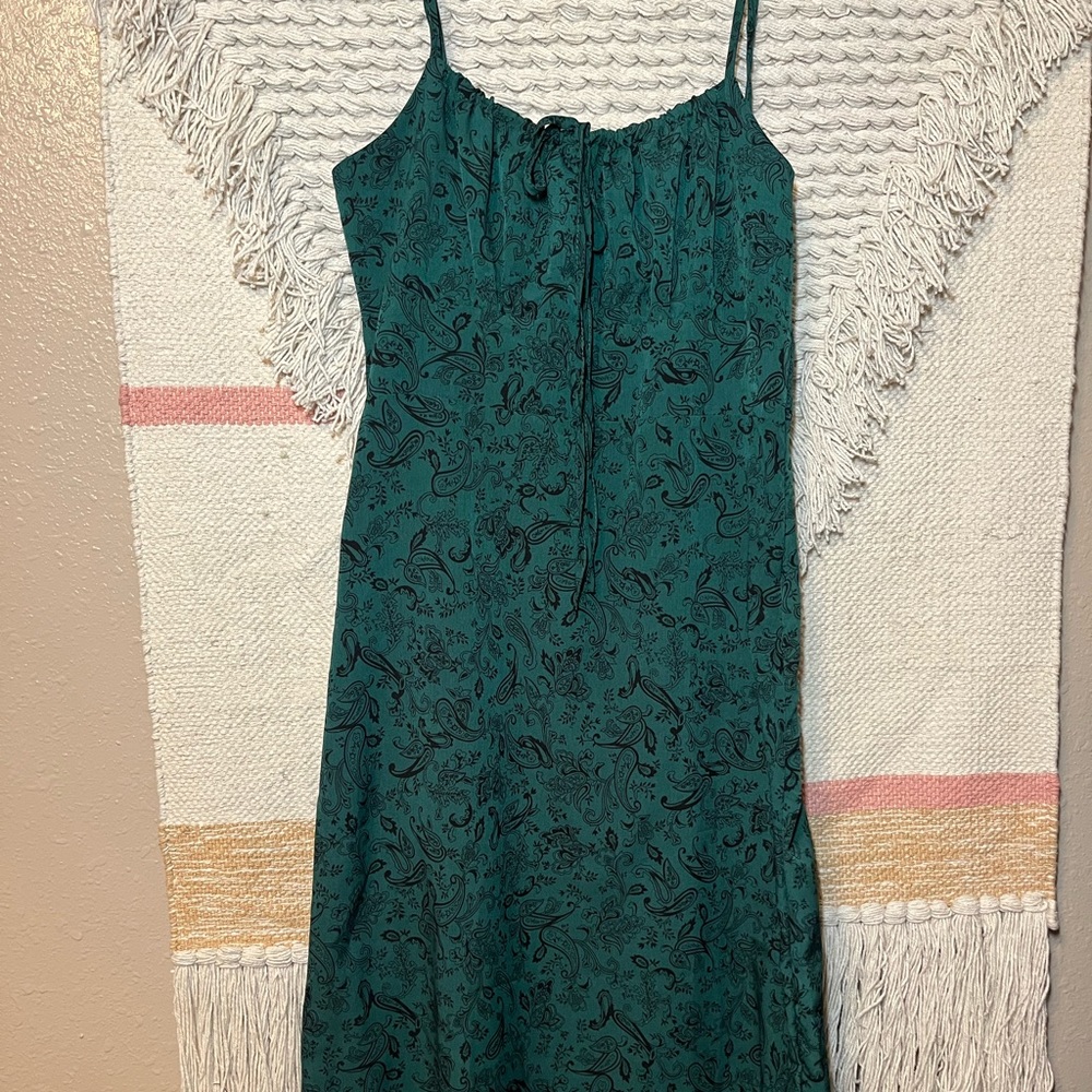 Paisley midi dress